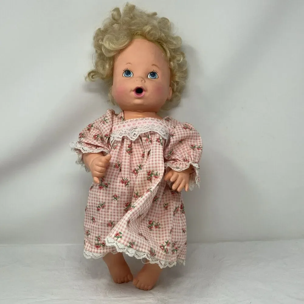Baby Alive Doll Kenner Vintage 1990 Blonde Hair Blue Eyes NON-WORKING